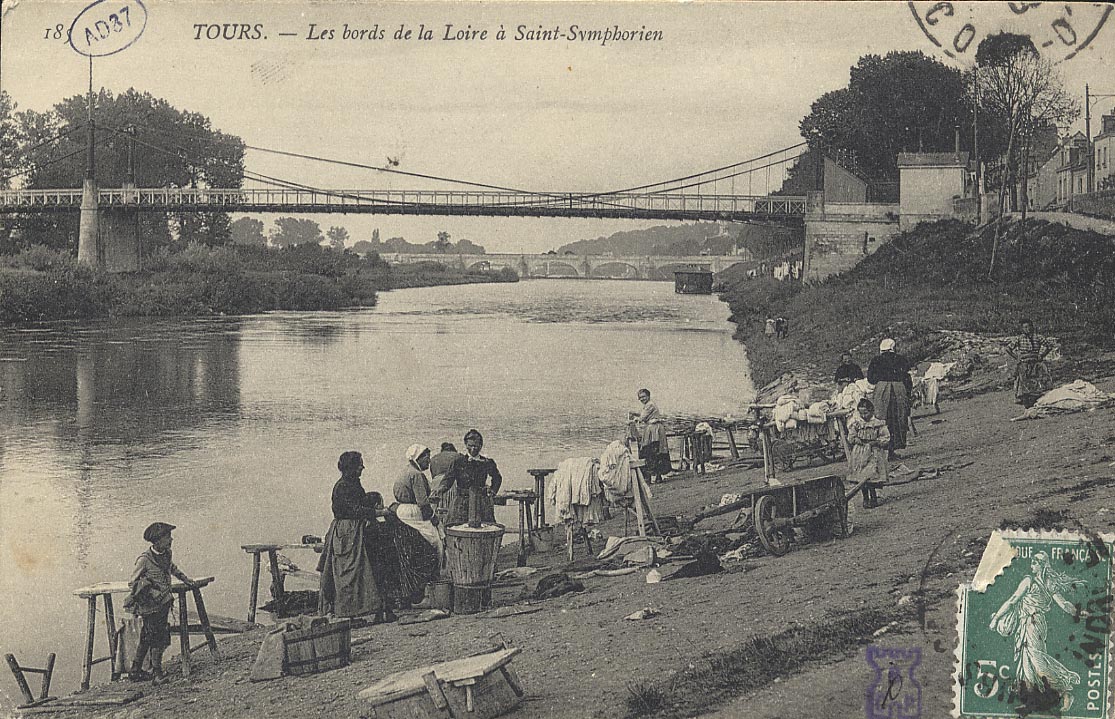 Les bords de la Loire à Saint-Symphorien